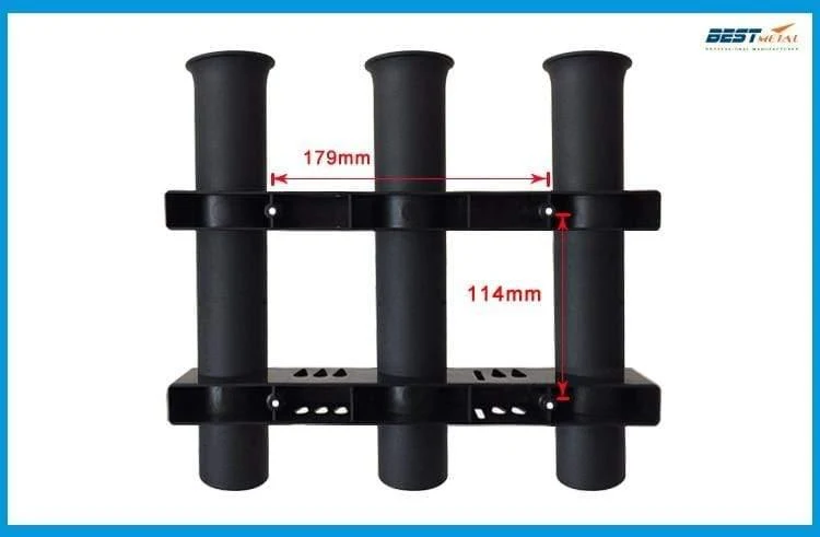 Marine Boot Yacht Kajak Fischen Vertikale 3 Link Rutenhalter Organizer Polrohr Halterung Sockel Rack Köder Zangen Lagerung