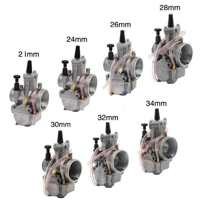 2T 4T Universal Keihin Koso OKO Motorradvergaser Vergaser 21 24 26 28 30 32 34mm Mit Power Jet Für Racing Moto