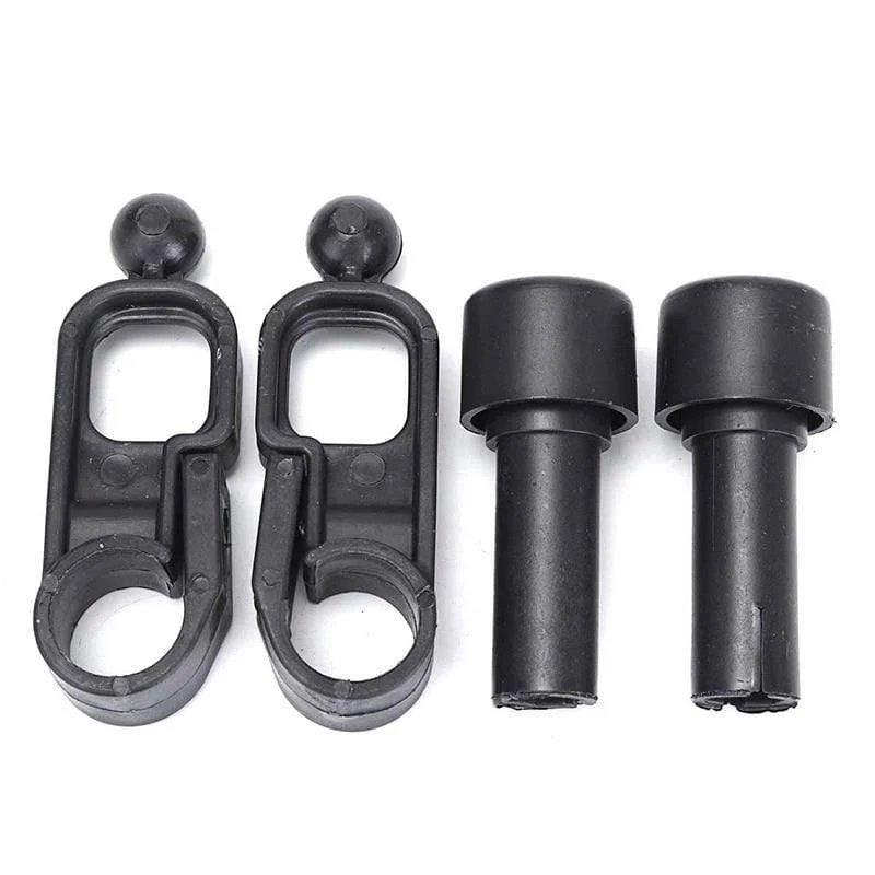 1 Pair PP Motorrad Windabweiser Handschutz Handschutzschild Schwarz