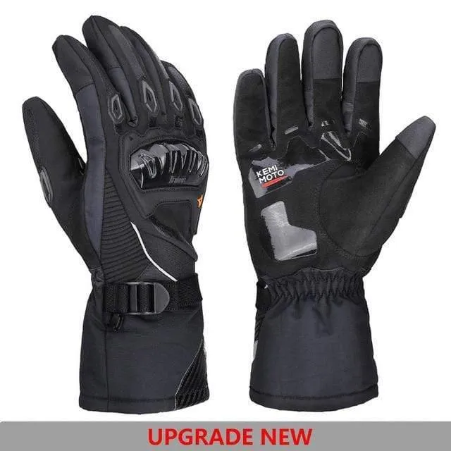 Winter Warme Motorrad Handschuhe Touchscreen Wasserdicht Winddicht Schutz Winter Handschuhe Männer Guantes Moto Luvas