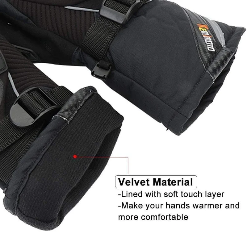 Winter Warme Motorrad Handschuhe Touchscreen Wasserdicht Winddicht Schutz Winter Handschuhe Männer Guantes Moto Luvas