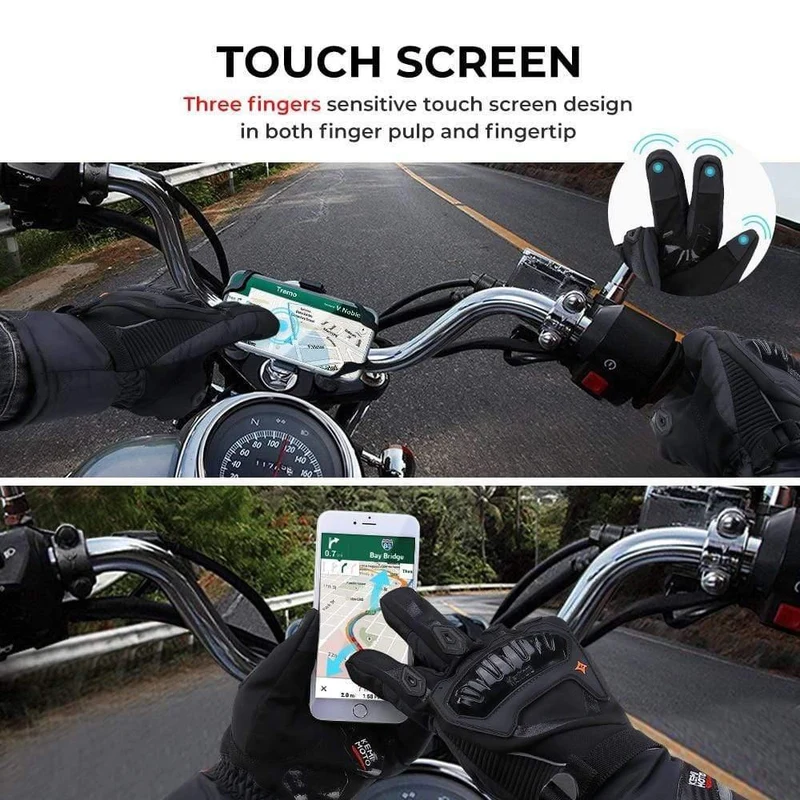 Winter Warme Motorrad Handschuhe Touchscreen Wasserdicht Winddicht Schutz Winter Handschuhe Männer Guantes Moto Luvas