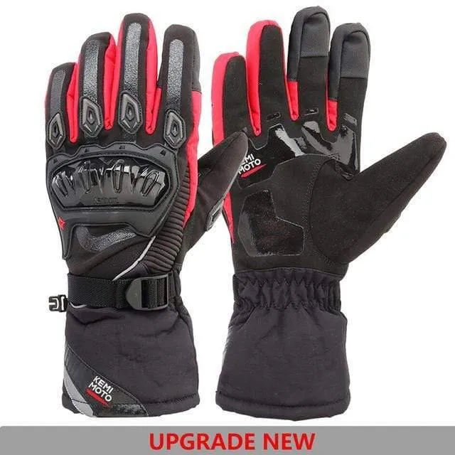 Winter Warme Motorrad Handschuhe Touchscreen Wasserdicht Winddicht Schutz Winter Handschuhe Männer Guantes Moto Luvas