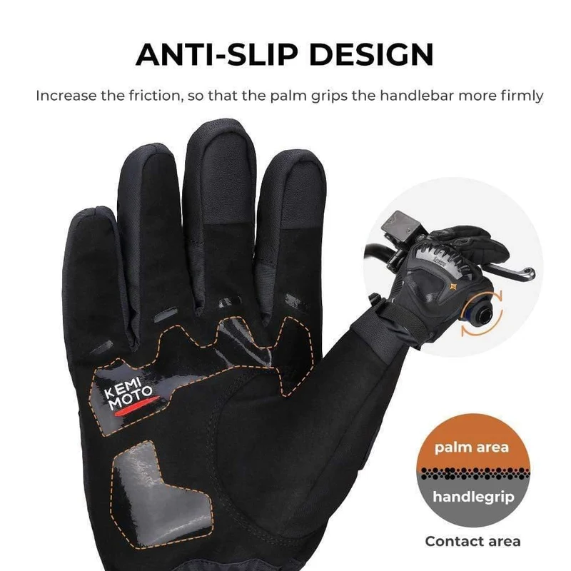 Winter Warme Motorrad Handschuhe Touchscreen Wasserdicht Winddicht Schutz Winter Handschuhe Männer Guantes Moto Luvas