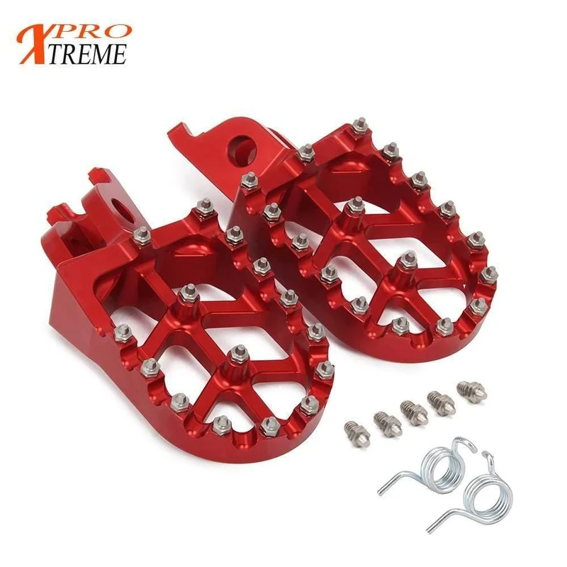 Motorrad Aluminium Fußrasten Fußrasten Pedale für Honda CR125 250R CRF250R CRF250X CRF450R CRF450RX CRF450X CRF250L M