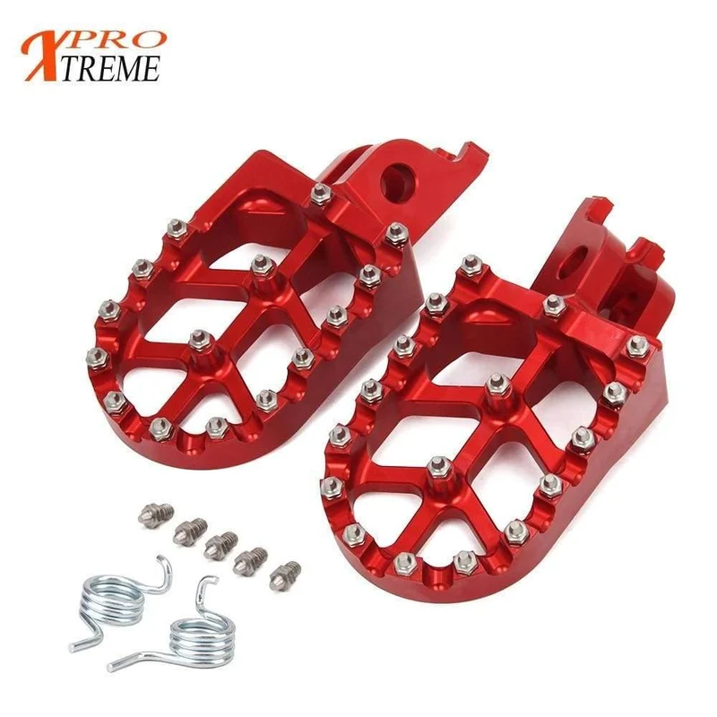 Motorrad Aluminium Fußrasten Fußrasten Pedale für Honda CR125 250R CRF250R CRF250X CRF450R CRF450RX CRF450X CRF250L M