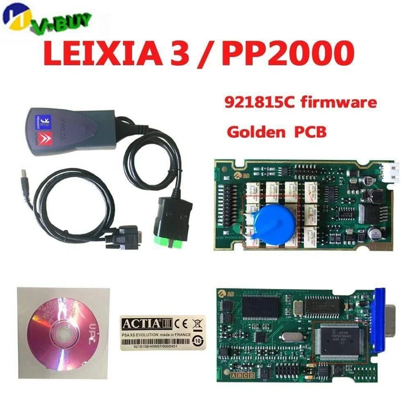 Lexia3 mit serieller Firmware 921815C Golden PCB Lexia PP2000 Lexia 3 Diagbox V7.83 Lexia-3 Diagnosetool