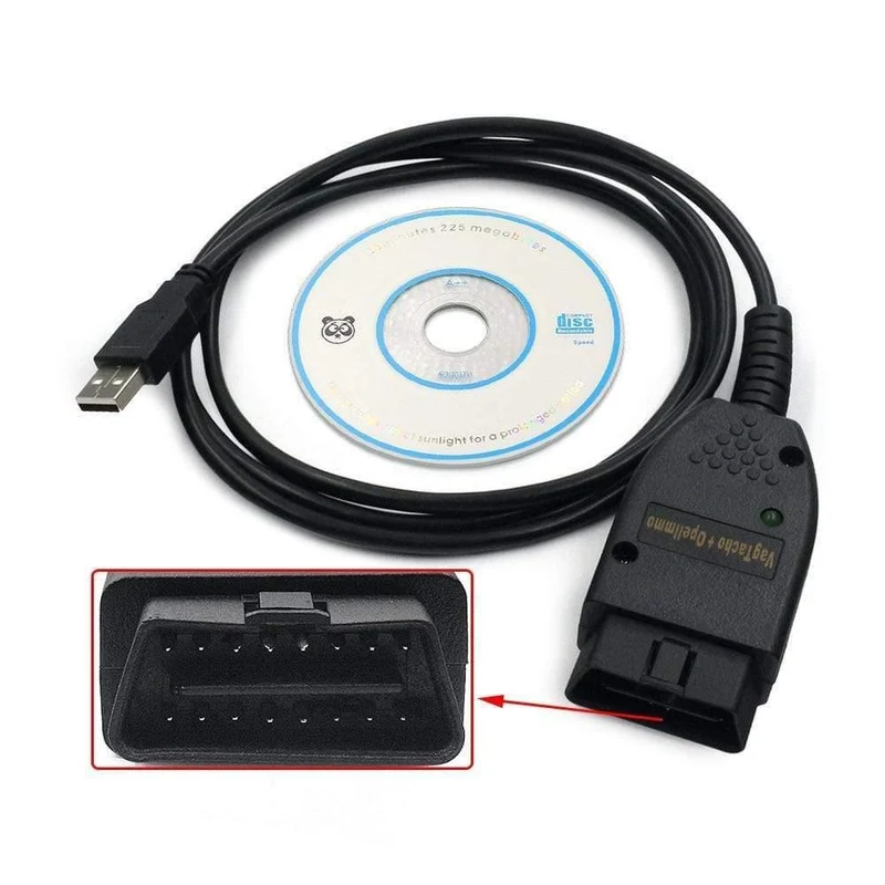 Vag Tacho 3.01 USB-Diagnosekabel VAG OBD2 Scan-Tool für Opel IMMO Airbag-Reset-Scanner VAGTACHO 3.01 OBDII-Adapter