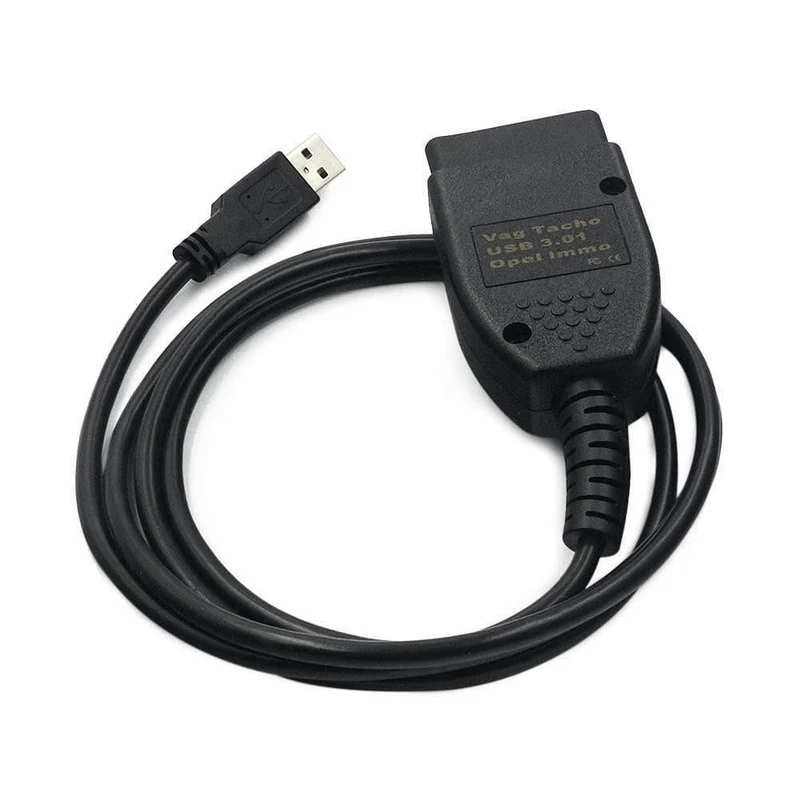 Vag Tacho 3.01 USB-Diagnosekabel VAG OBD2 Scan-Tool für Opel IMMO Airbag-Reset-Scanner VAGTACHO 3.01 OBDII-Adapter