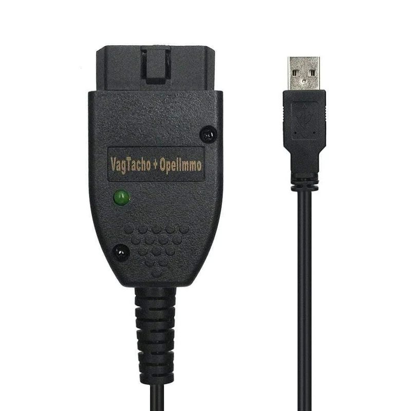 Vag Tacho 3.01 USB-Diagnosekabel VAG OBD2 Scan-Tool für Opel IMMO Airbag-Reset-Scanner VAGTACHO 3.01 OBDII-Adapter