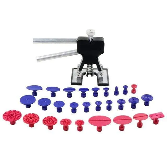 PDR Werkzeuge Kleber Puller Set Auto Dent Repair Kit Paintless Hagel Dent Remover Folie Hammer Tabs Klebepistole Hand Set DIY Repair Tools
