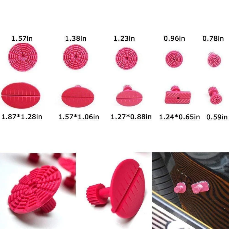 PDR Werkzeuge Kleber Puller Set Auto Dent Repair Kit Paintless Hagel Dent Remover Folie Hammer Tabs Klebepistole Hand Set DIY Repair Tools