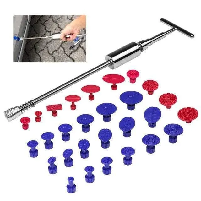 PDR Werkzeuge Kleber Puller Set Auto Dent Repair Kit Paintless Hagel Dent Remover Folie Hammer Tabs Klebepistole Hand Set DIY Repair Tools