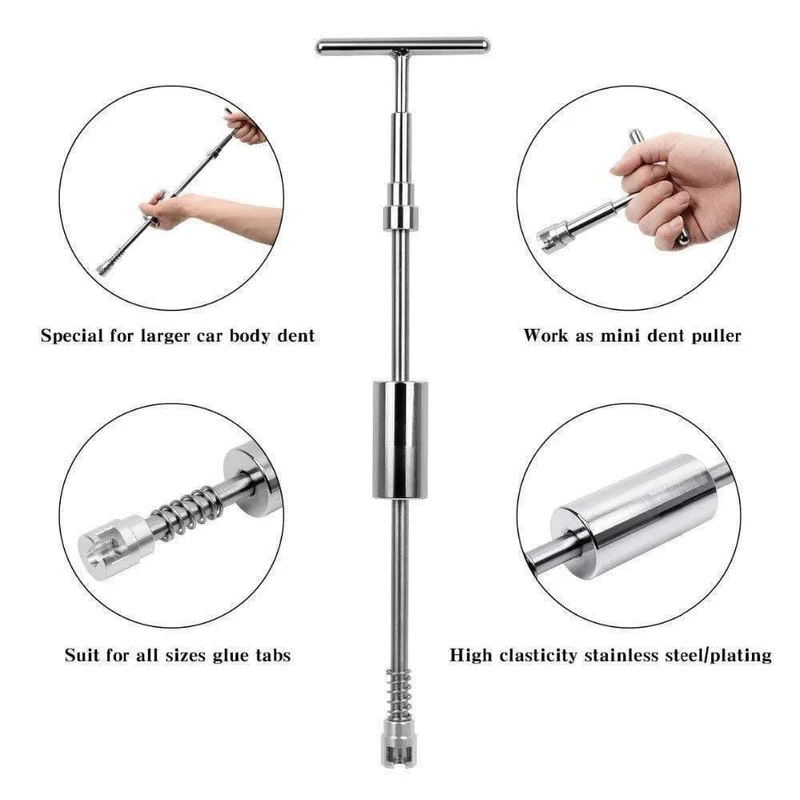 PDR Werkzeuge Kleber Puller Set Auto Dent Repair Kit Paintless Hagel Dent Remover Folie Hammer Tabs Klebepistole Hand Set DIY Repair Tools
