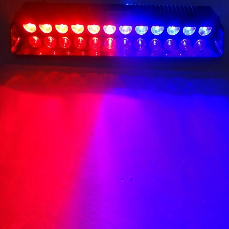 9LED 12LED Rot Blau Gelb Auto Polizei Strobe Flash Light Windschutzscheibe Sucker Dash Notfall Warnung Nebelscheinwerfer