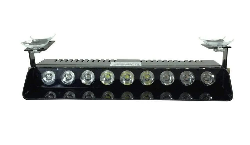 9LED 12LED Rot Blau Gelb Auto Polizei Strobe Flash Light Windschutzscheibe Sucker Dash Notfall Warnung Nebelscheinwerfer