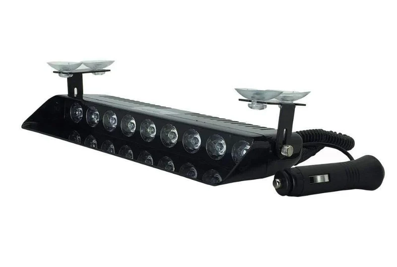 9LED 12LED Rot Blau Gelb Auto Polizei Strobe Flash Light Windschutzscheibe Sucker Dash Notfall Warnung Nebelscheinwerfer