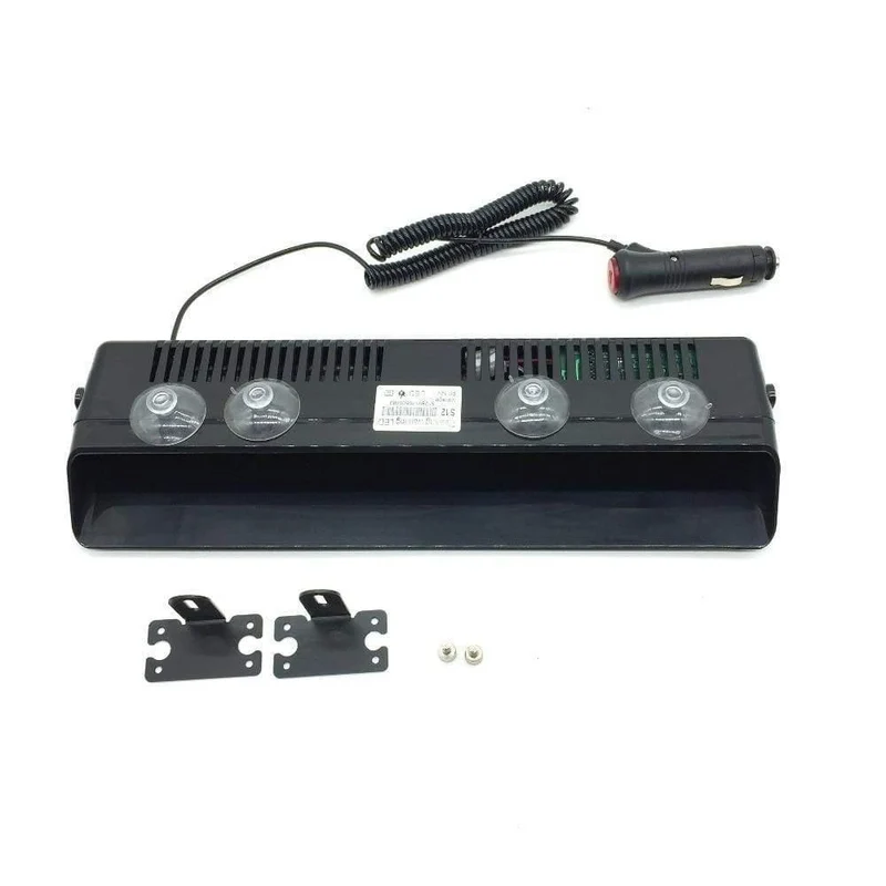9LED 12LED Rot Blau Gelb Auto Polizei Strobe Flash Light Windschutzscheibe Sucker Dash Notfall Warnung Nebelscheinwerfer