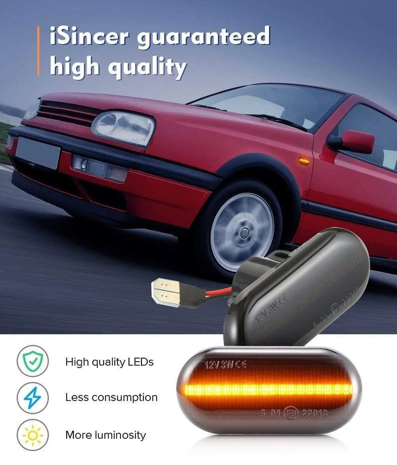 LED Dynamic Side Marker Blinker für Dacia Duster Dokker Lodgy Renault Megane 1 Clio1 2 KANGOO ESPACE Smart Fortwo 453
