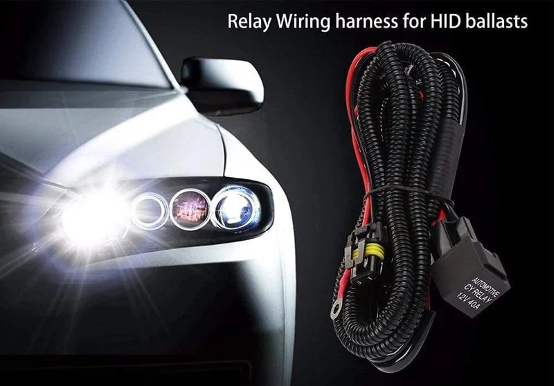 Car Kit Xenon HID-Kabelbäume H1 H3 9005 9006 HB3 HB4 880 H11 H7 HID-Kabelbaum-Kabelsatz Motorrad 12V 35W / 55W