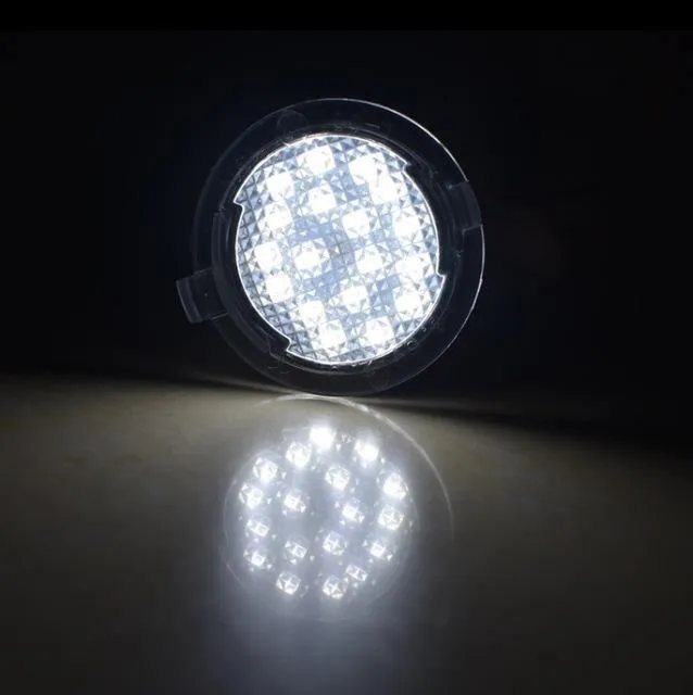 2PCS Auto LED Pfütze Licht für Ford Edge Mondeo MK5 Fusionsflex Explorer Taurus Mustang F150 Auto unter Spiegellampen