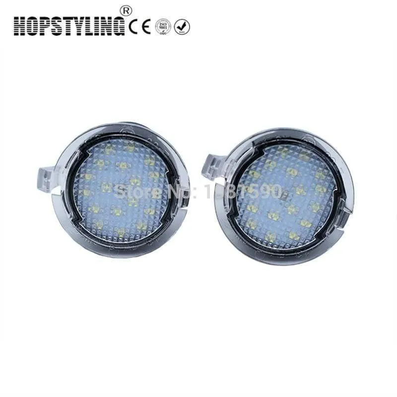 2PCS Auto LED Pfütze Licht für Ford Edge Mondeo MK5 Fusionsflex Explorer Taurus Mustang F150 Auto unter Spiegellampen