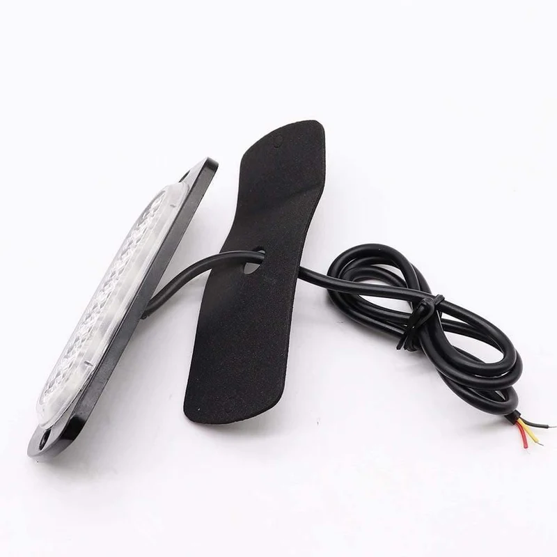 LED-Blitz-Warnlicht, Gitter, blinkend, Pannennotlicht, Motorrad, Auto, LKW, Seitenleuchte, Verkehrssignal, Licht, 12 V, 24 V
