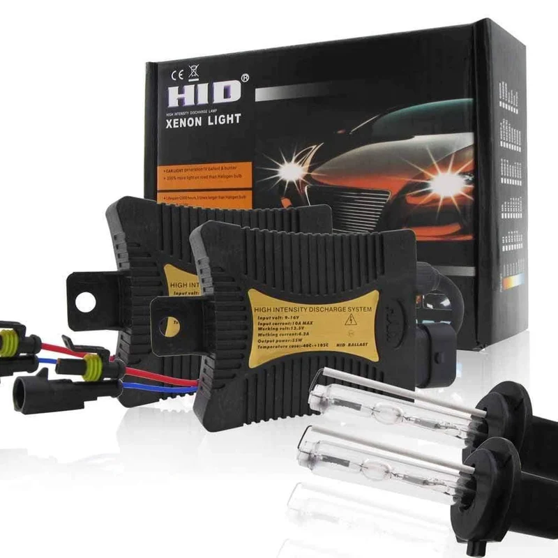 2 Stück Auto H7 00000 HID Scheinwerfer Glühbirne Vorschaltgerät 6000 K/8000 K/10000 K/12000 K Umbausatz 55 W Auto 00000 Scheinwerfer 9–16 V