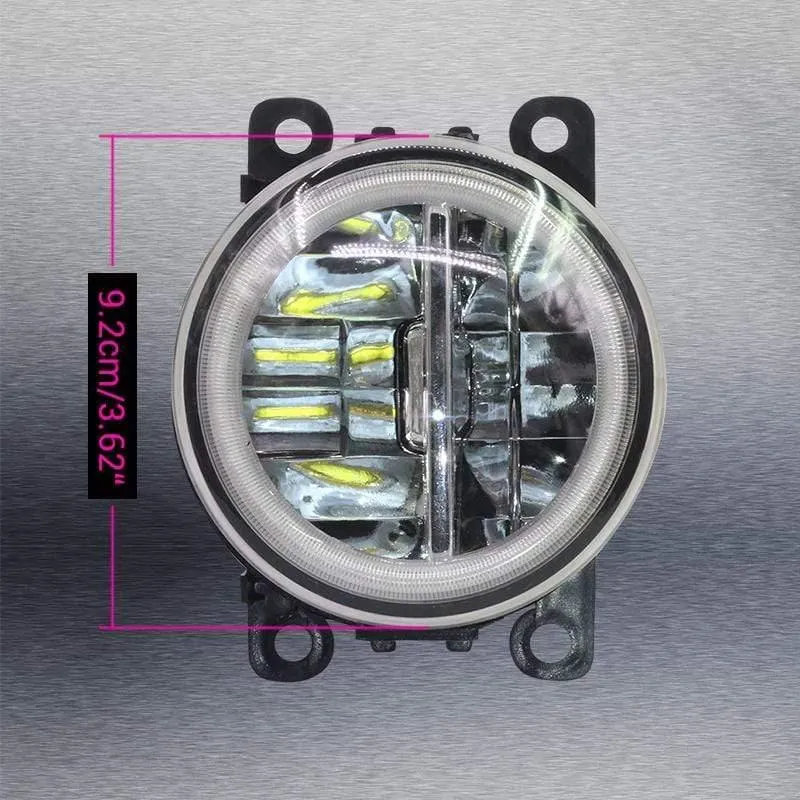 Auto LED Nebelscheinwerfer + Angel Eye DRL Tagfahrlicht 4000LM 12V Für Subaru Forester 2013 2014 2015 2016 2017 2018