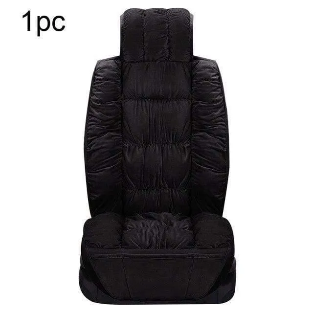 Autositzbezug Plüsch Autositzbezüge Innenraum Sitzkissen Warm Universal Für Winter Protector Teppichmatten Zubehör