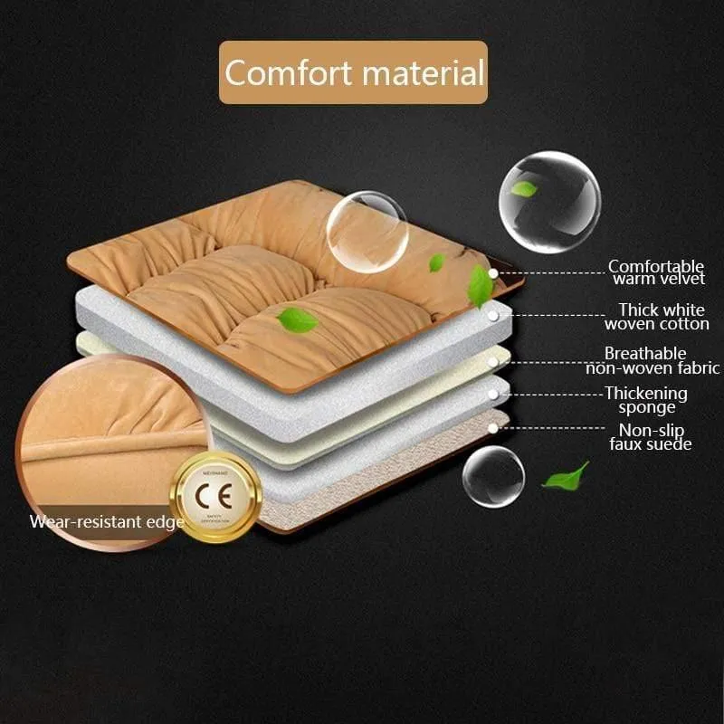 Autositzbezug Plüsch Autositzbezüge Innenraum Sitzkissen Warm Universal Für Winter Protector Teppichmatten Zubehör