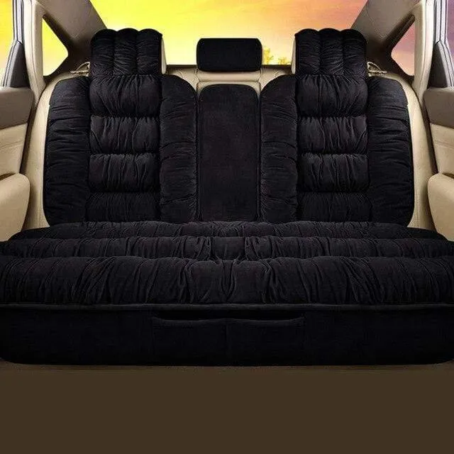 Autositzbezug Plüsch Autositzbezüge Innenraum Sitzkissen Warm Universal Für Winter Protector Teppichmatten Zubehör