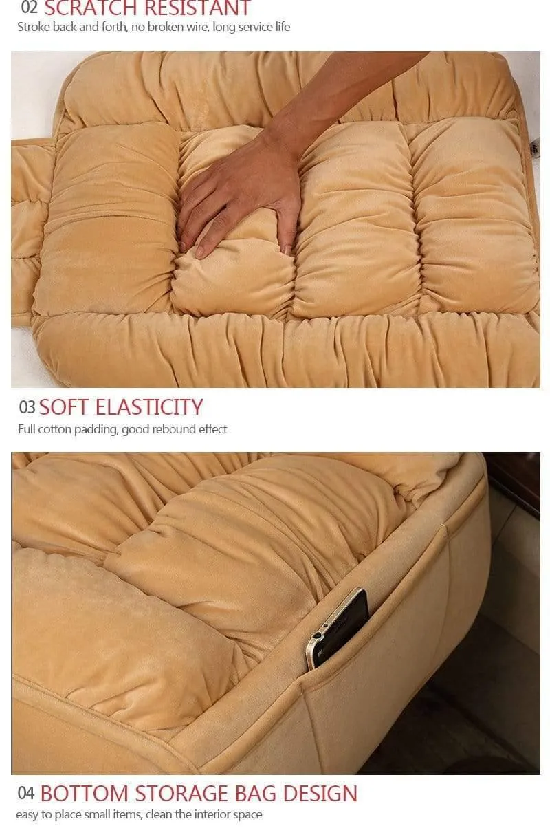 Autositzbezug Plüsch Autositzbezüge Innenraum Sitzkissen Warm Universal Für Winter Protector Teppichmatten Zubehör