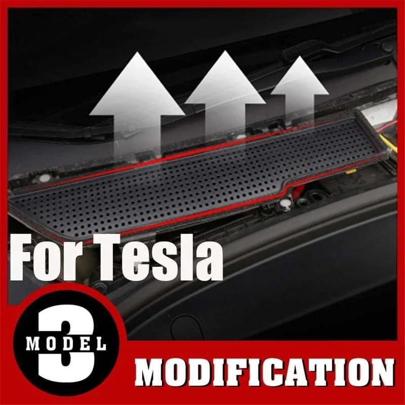 Auto Luftschutz dekorative Abdeckung Flow Vent Anti-Blocking für Tesla Modell 3 2017 ~ 2019