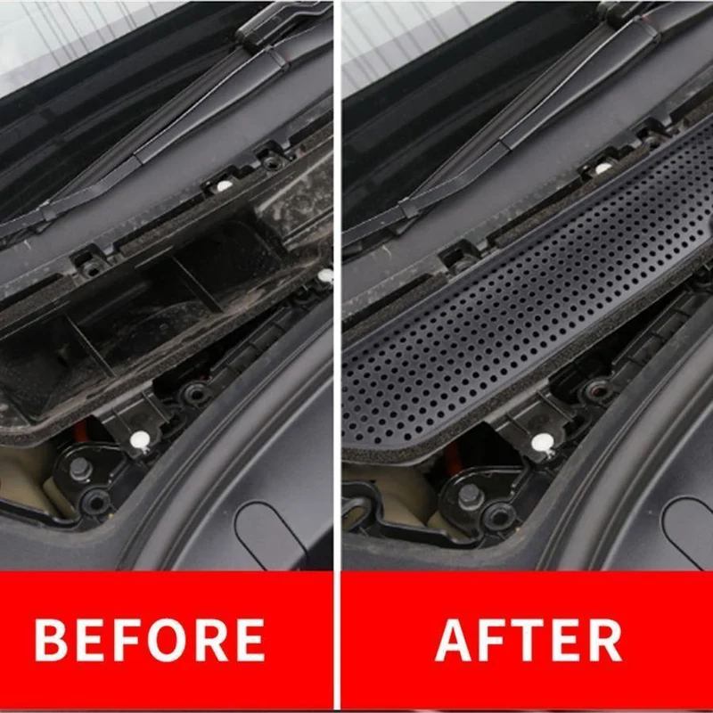 Auto Luftschutz dekorative Abdeckung Flow Vent Anti-Blocking für Tesla Modell 3 2017 ~ 2019