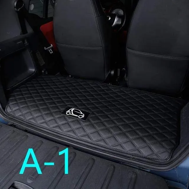 Anti-Schmutz-Pad für den hinteren Heckkasten des Autos für Smart 451 fortwo. Modifikationszubehör, Kofferraumschutzmatte, Logo-Dekoration, Auto-Styling