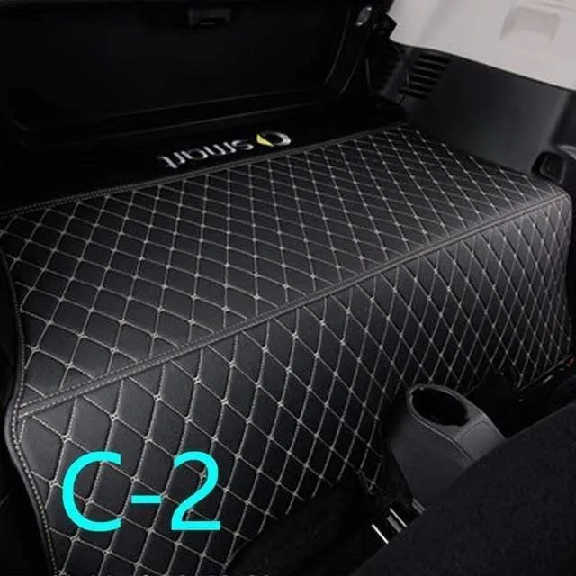Anti-Schmutz-Pad für den hinteren Heckkasten des Autos für Smart 451 fortwo. Modifikationszubehör, Kofferraumschutzmatte, Logo-Dekoration, Auto-Styling