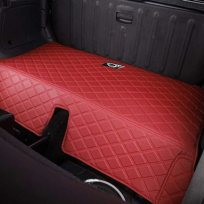 Anti-Schmutz-Pad für den hinteren Heckkasten des Autos für Smart 451 fortwo. Modifikationszubehör, Kofferraumschutzmatte, Logo-Dekoration, Auto-Styling