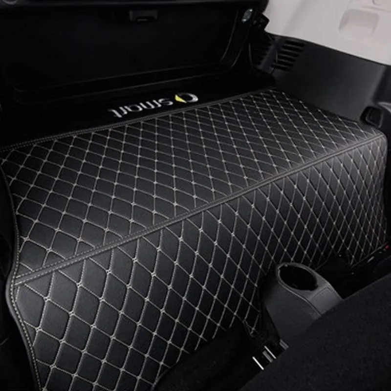 Anti-Schmutz-Pad für den hinteren Heckkasten des Autos für Smart 451 fortwo. Modifikationszubehör, Kofferraumschutzmatte, Logo-Dekoration, Auto-Styling