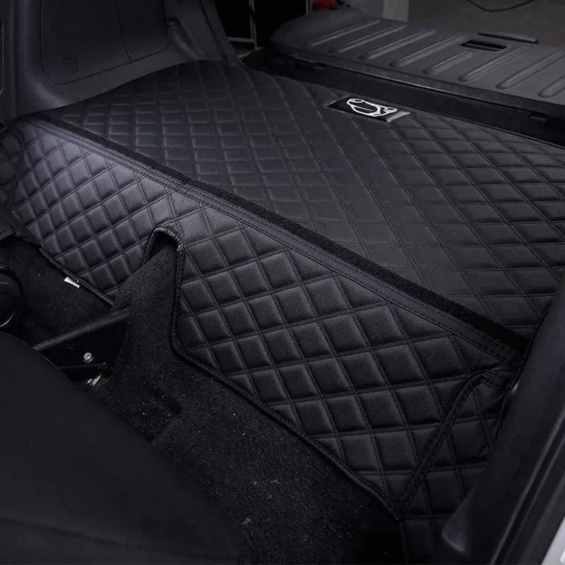 Anti-Schmutz-Pad für den hinteren Heckkasten des Autos für Smart 451 fortwo. Modifikationszubehör, Kofferraumschutzmatte, Logo-Dekoration, Auto-Styling