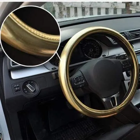 Neue Frauen personalisierte Glühenabdeckung auf dem Lenkrad des Autos / Universal O SHI CAR Lenkradabdeckung