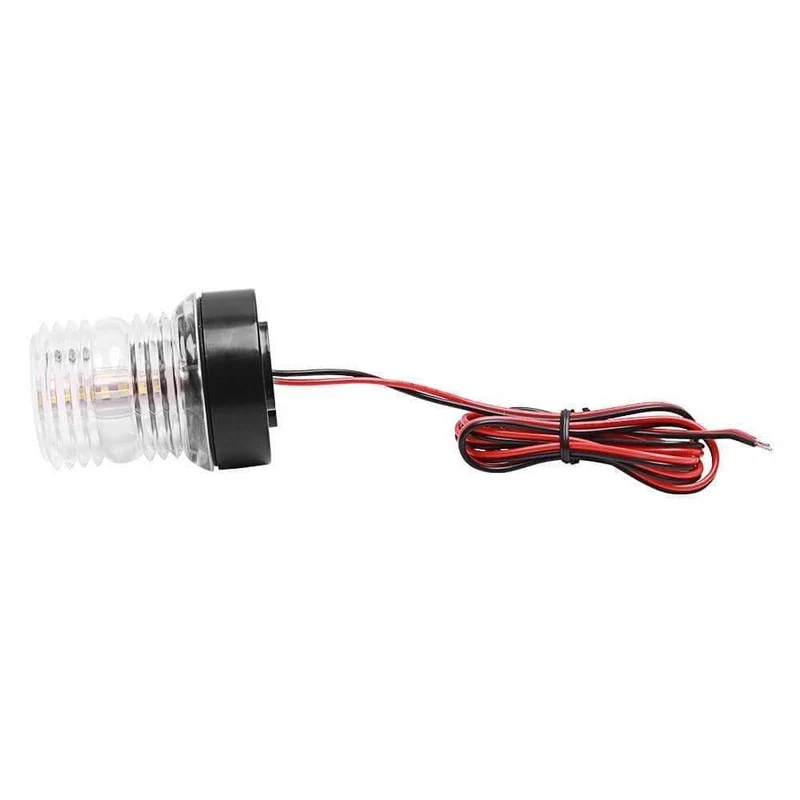 360-Grad-Navigations-Ankerlicht für Boote, superhell, 12 V, Rundumlicht für Boote, weiße Lampe, 6300 K, LED-Navigationslicht
