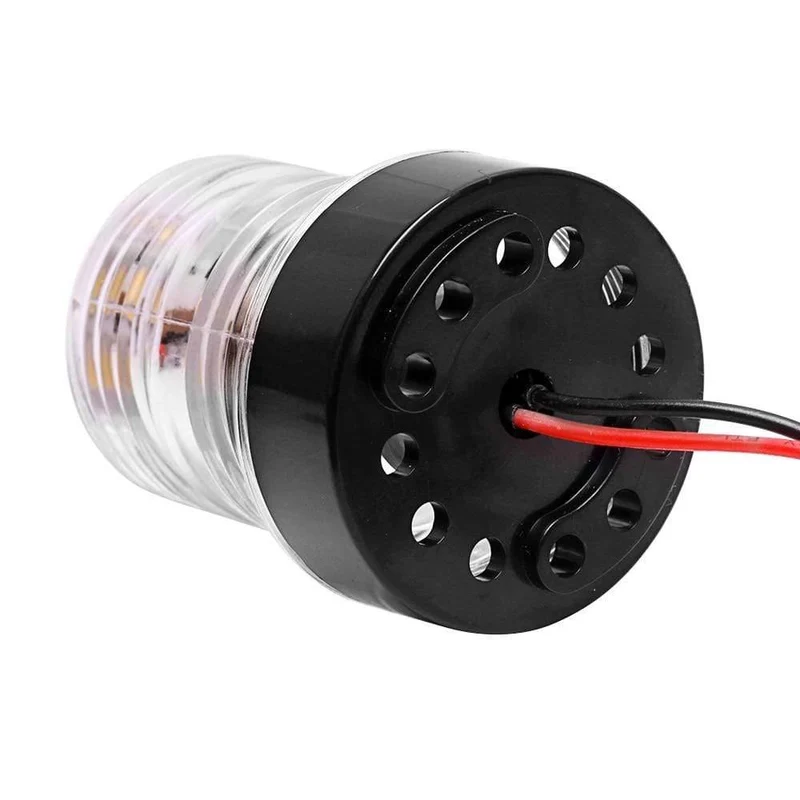 360-Grad-Navigations-Ankerlicht für Boote, superhell, 12 V, Rundumlicht für Boote, weiße Lampe, 6300 K, LED-Navigationslicht