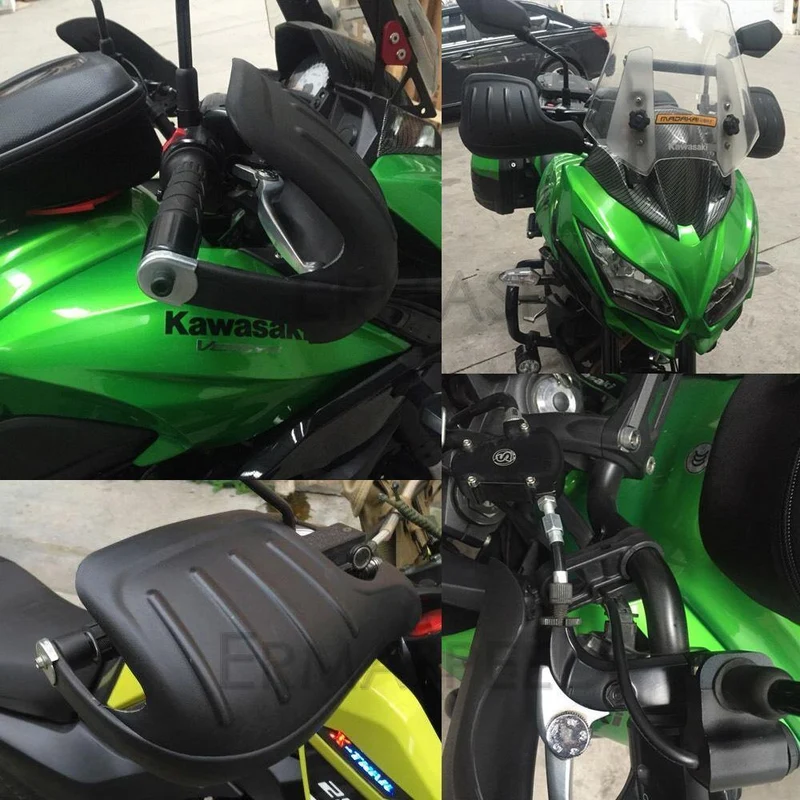 Paar 7 / 8 "Windproof Motorrad HandGuard Handschützer für bmw f800r cb650f gsr 600 honda pcx 125 z900rs Motorrad Motocross
