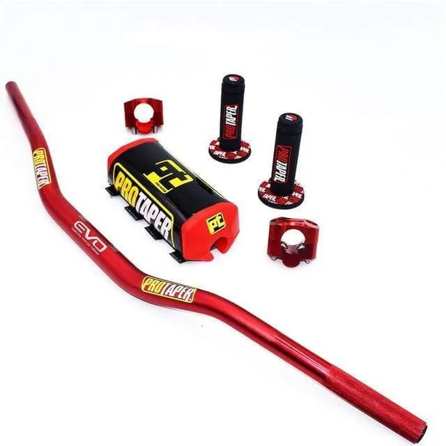 Lenker Für PRO Taper Pack Lenker 1-1 / 8 "Lenker Pads Griffe Pit Pro Racing Dirt Pit Bike Motorrad CNC 28.5mm Adapter