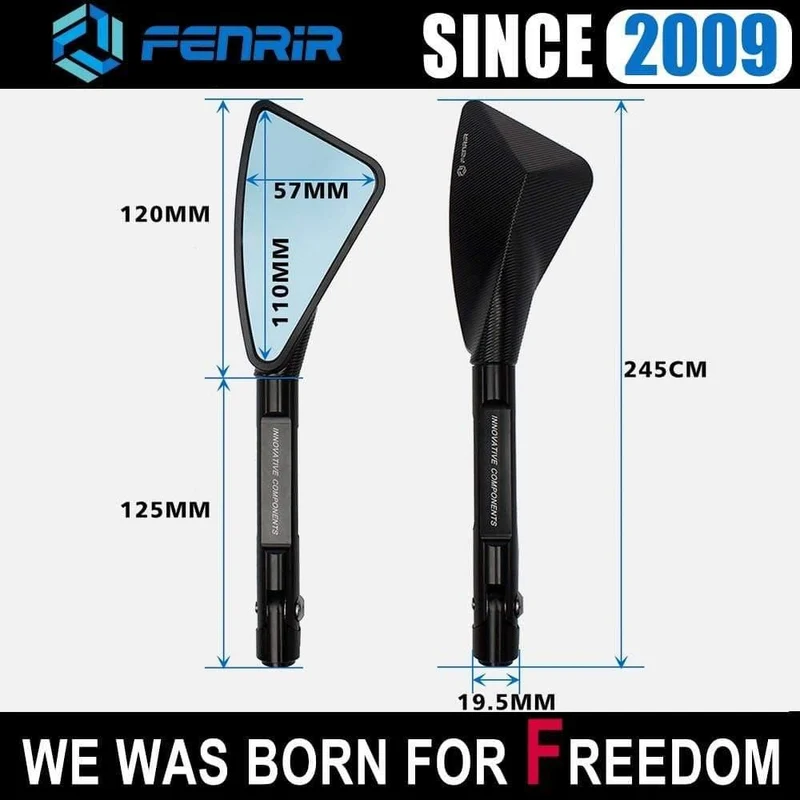 Universal Aluminium CNC Motorrad Rückspiegel für TOMOK Yamaha BMW Honda Suzuki Ducati Kawasaki KTM Hyosung benelli ATV