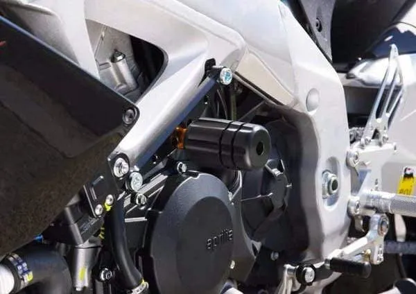 1 Set Neue Motorrad Rahmen Slider Protector Sturzpads Schutz Fit für APRILIA Tuono V4 R / ABS 2012-12-RSV4 R ABS 13-2013-