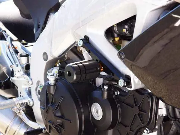1 Set Neue Motorrad Rahmen Slider Protector Sturzpads Schutz Fit für APRILIA Tuono V4 R / ABS 2012-12-RSV4 R ABS 13-2013-