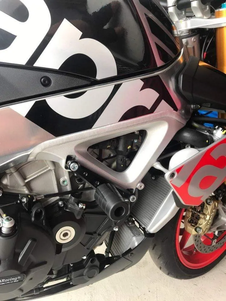 1 Set Neue Motorrad Rahmen Slider Protector Sturzpads Schutz Fit für APRILIA Tuono V4 R / ABS 2012-12-RSV4 R ABS 13-2013-