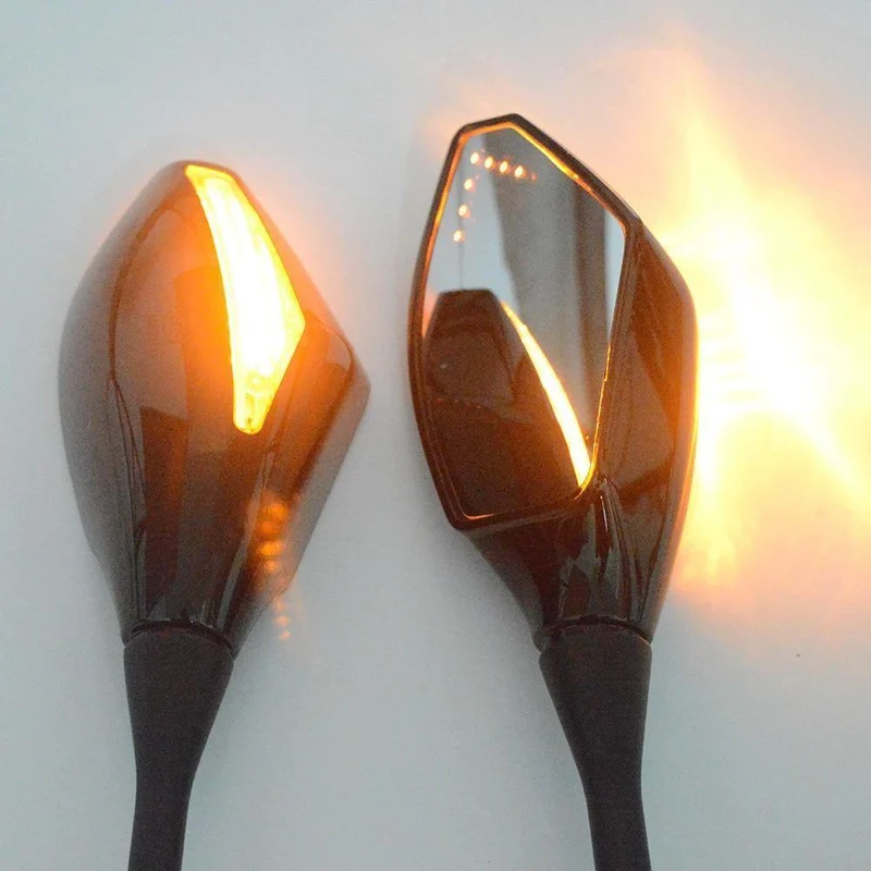 Motorrad LED Blinker Rück Sport Bike Spiegel für Honda CBR 600 900 1000 RR CBR300R CBR500R CBR250R